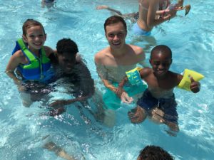 Children from Anna’s House, our emergency and supportive family shelter in Harford County,  enjoyed a week of swimming, games and field trips thanks to Camp Happy.