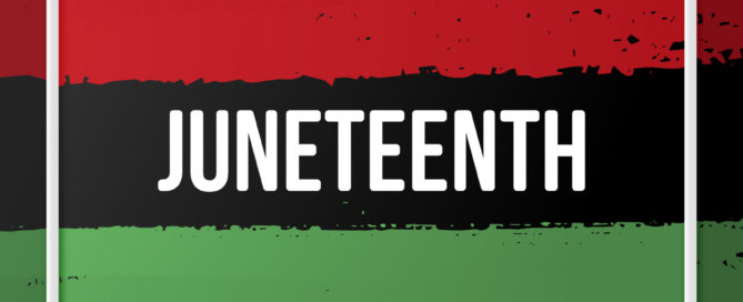 Juneteenth logo flag